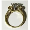 Image 5 : 14K GOLD CZ LARGE CNTR STONE IMPERIAL DESIGN LADIE