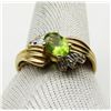 Image 2 : 14K GOLD PERIDOT STONE LADIES RING