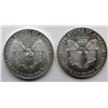 Image 2 : 2003 & 1988 AMERICAN SILVER EAGLES