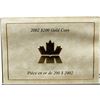 Image 3 : 2002 $200 GOLD COIN THE JACK PINE CANADA 1/2 OZ.
