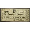 Image 1 : 1862 10c THE COUNTY of AUGUSTA