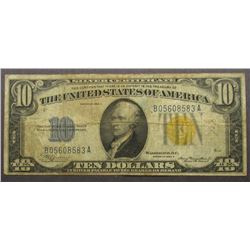 1934A $10 AFRICA NOTE