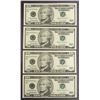 Image 1 : 4 CONSECUTIVE SERIAL # STAR NOTES