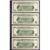 Image 2 : 4 CONSECUTIVE SERIAL # STAR NOTES