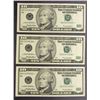 Image 1 : 3 CONSECUTIVE SERIAL # STAR NOTES