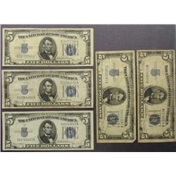 5 $5 SILVER CERTIFICATES