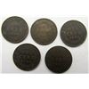 Image 2 : 5-CANADA LARGE CENTS: 1859, 1900, 1907,