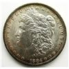 Image 1 : 1884-O MORGAN DOLLAR BU RIM TONED
