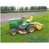 Image 1 : John Deere 316 Lawn Mower w/John Deere Tiller