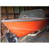 Image 1 : Alcan 14.6 ft boat w/50 hp Johnson & Springback Trailer SK00000000000061533
