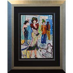 Patricia Govezensky- Original Watercolor "I've Been Watching You"