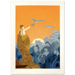 Erte (1892-1990),  Wings of Victory  Limited Edition Serigraph, Numbered and Hand Signed with Certif