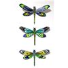 Image 1 : Patricia Govezensky- Original Painting on Cutout Steel (Set of 3) "Set of 3 Dragonfly"