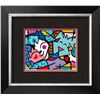 Image 1 : Romero Britto "Best Friends" Custom Framed Offset Lithograph