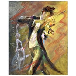 Lena Sotskova, "Allegro II" Original Painting, Oil on Canvas. Hand Signed and with COA.