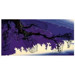 Eyvind Earle (1916-2000), "Purple Coastline" Limited Edition Serigraph on Paper; Numbered & Hand Sig