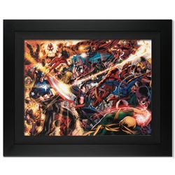  New Avengers #50  Extremely Limited Edition Giclee on Canvas by Billy Tan and Marvel Comics. Number