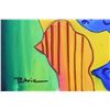 Image 4 : Patricia Govezensky- Original Watercolors with Hand Painted Frame "Suzzane and Erica"