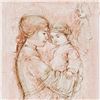 Image 2 : "Nicole with Baby" Limited Edition Lithograph by Edna Hibel (1917-2014), Numbered and Hand Signed wi