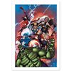 Image 1 : "Marvel Adventures: The Avengers #36" Limited Edition Giclee on Canvas by Ig Guara and Marvel Comics