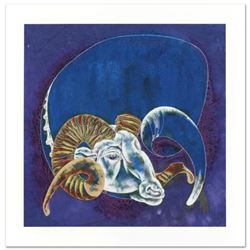 Lu Hong,  Capricorn (12/22 - 1/20)  Limited Edition Giclee, Numbered and Hand Signed with COA.