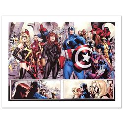  Fear Itself #7  Limited Edition Giclee on Canvas by Stuart Immonen and Marvel Comics. Numbered and 