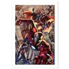 Image 1 : "Avengers #12.1" Limited Edition Giclee on Canvas by Bryan Hitch and Marvel Comics. Numbered and Han