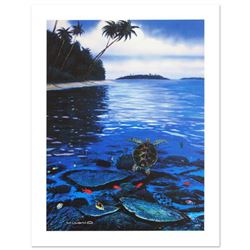  Two Worlds of Paradise  Limited Edition Giclee on Canvas by Renowned Artist Wyland, Numbered and Ha