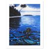 Image 1 : "Two Worlds of Paradise" Limited Edition Giclee on Canvas by Renowned Artist Wyland, Numbered and Ha