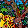 Image 2 : Romero Britto "Amazon Mini" Hand Signed Giclee on Canvas; Authenticated