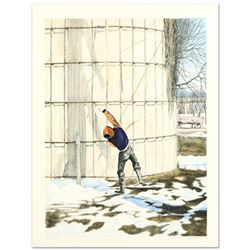 William Nelson,  The Snowball Thrower  Limited Edition Lithograph, Numbered and Hand Signed by the A