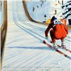 Image 2 : William Nelson, "90-Meter Ski Jump" Limited Edition Serigraph, Numbered and Hand Signed by the Artis