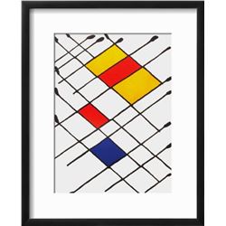 Alexander Calder "Derrier le Mirroir, no. 156: Damier" Custom Framed Lithograph