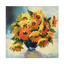 Elena Yukhno, Original Oil Painting on Canvas, Hand Signed with Certificate of Authenticity.