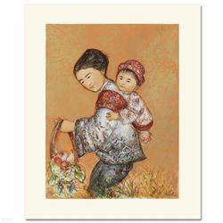 "The Fruit Seller" Limited Edition Lithograph by Edna Hibel (1917-2014), Numbered and Hand Signed wi