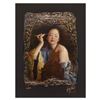 Image 1 : George Tsui, "Painting Eyebrow" Limited Edition Chiarograph, Numbered and Hand Signed with Letter of