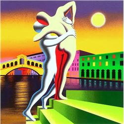 Mark Kostabi "RISING PASSION" Original Serigraph