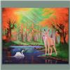 Image 1 : "When We First Met" Limited Edition Giclee on Canvas by Jon Rattenbury. Numbered and Hand Signed by 