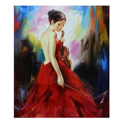 Taras Sidan- Original Oil on Canvas  Classic Girl 