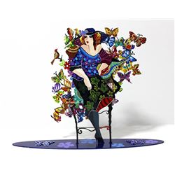 Patricia Govezensky- Original Painting on Cutout Steel "Madam"