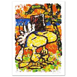 Tom Everhart- Hand Pulled Original Lithograph  Hitched 