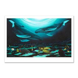 Wyland -"Humpback Dance" Limited Edition Giclee on Canvas (35" x 24"), Numbered and Hand Signed with