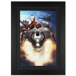  Iron Man 2.0 #7  Extremely Limited Edition Giclee on Canvas (28  x 39 ) by Salvador Larroca and Mar