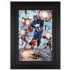 Image 1 : "Last Hero Standing #1" Extremely Limited Edition Giclee on Canvas (25" x 34") by Patrick Olliffe an