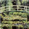 Image 2 : "White Waterlilies" Fine Art Print by Monet (1840-1926), Created with EncreLuxe Printing Process Whi