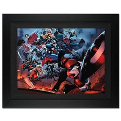"Siege #3" Extremely Limited Edition Giclee on Canvas by Oliver Coipel and Marvel Comics. Numbered O