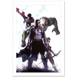 "Secret Invasion #4" Limited Edition Giclee on Canvas by Gabriele Dell'Otto and Marvel Comics. Numbe