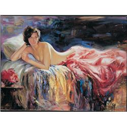 Igor Semeko- Original Giclee on Canvas "Naked"