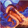 Image 2 : "Smaug Destroys Laketown" Limited Edition Giclee on Canvas by Greg Hildebrandt. Numbered and Hand Si