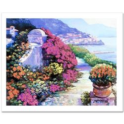 "Near Amalfi" Limited Edition Hand Embellished Giclee on Canvas by Howard Behrens (1933-2014). Numbe